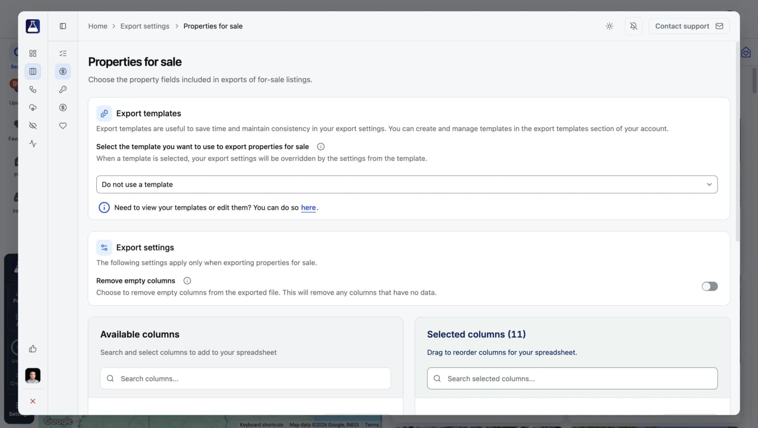 Cover image of the extension settings page