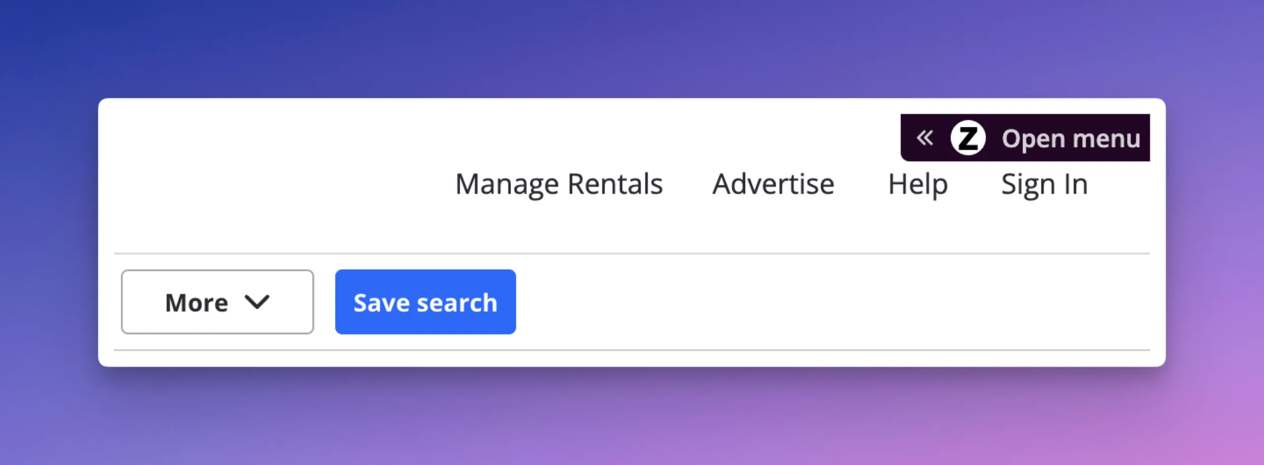 Zillow Data Exporter menu on the top right corner of the browser